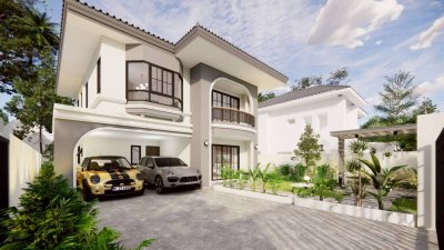 2S0233 ขายบ้านเดี่ยวสองชั้น ราคา 7,990,000 บาท 4 ห้องนอน 3 ห้องน้ำ โซนเชิงทะเล,ถลาง