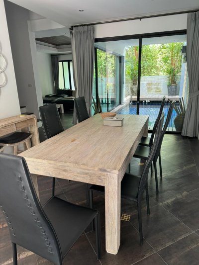 3R0187 Pool villa for rent 2bedrooms 3bathrooms 90,000/month at kamala have fully furnished