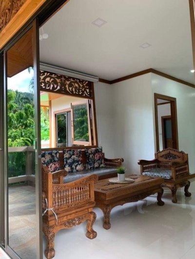 3R0080 ให้เช่า pool villa 4 ห้องนอน 4 ห้องน้ำ ราคา 80,000/เดือน โซนกมลา