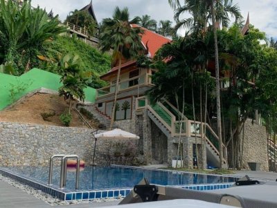 3R0080 ให้เช่า pool villa 4 ห้องนอน 4 ห้องน้ำ ราคา 80,000/เดือน โซนกมลา