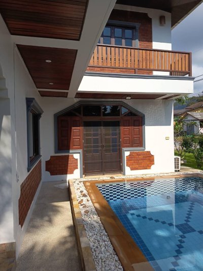3R0099 ให้เช่า pool villa 3 ห้องนอน 3 ห้องน้ำ ราคา 80,000/เดือน โซนกมลา
