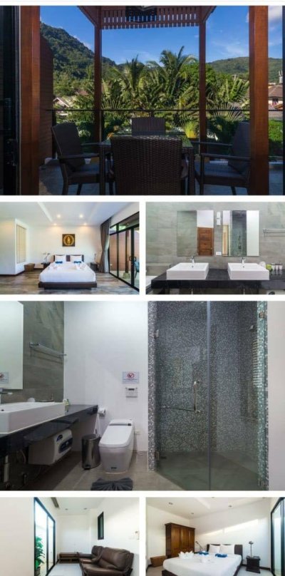 3R0107 ให้เช่า pool villa 3 ห้องนอน 3 ห้องน้ำ ราคา 75,000/เดือน โซนกมลา