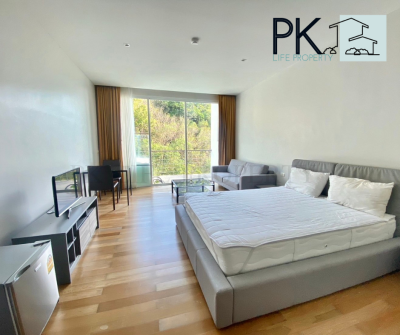 3R0128 Condominium for rent studio room 25,000/month at kamala