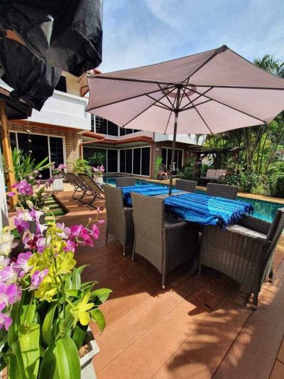 3R0162 Pool villa for rent 4 bedroom 5 bathroom 150,000/month at Kamala
