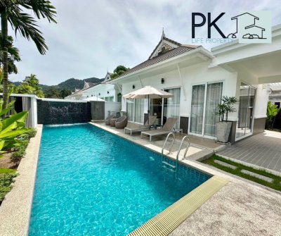 3R0205 ให้เช่า pool villa 3 ห้องนอน 2 ห้องน้ำ ราคา 100,000/เดือน โซนกมลา