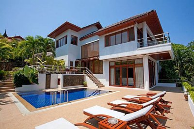 4R0023 Seaview pool villa 5bedroom 5bathroom 350,000/month at patong