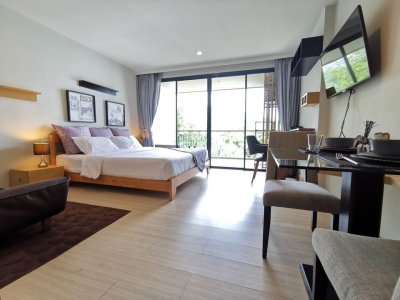 4R0063 คอนโดมิเนียม studio room ให้เช่าเดือนละ 25,000บาท โซนป่าตอง