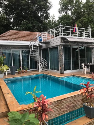 4R0197 ให้เช่า pool villa 4 ห้องนอน 2 ห้องน้ำ ราคา 85,000/เดือน โซนป่าตอง