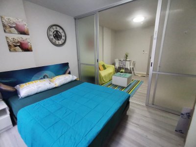 5R0008 คอนโดมิเนียม 1 ห้องนอน 1 ห้องน้ำ ให้เช่าเดือนละ 15,000 บาท โซนกะทู้