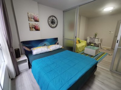 5R0008 คอนโดมิเนียม 1 ห้องนอน 1 ห้องน้ำ ให้เช่าเดือนละ 15,000 บาท โซนกะทู้
