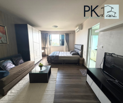 5R0009 คอนโดมิเนียม 1 ห้องนอน 1 ห้องน้ำ ให้เช่าเดือนละ 15,000 บาท โซนกะทู้