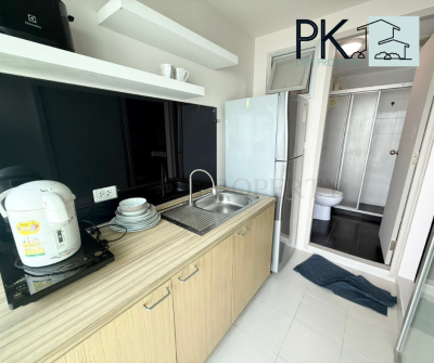 5R0009 คอนโดมิเนียม 1 ห้องนอน 1 ห้องน้ำ ให้เช่าเดือนละ 15,000 บาท โซนกะทู้