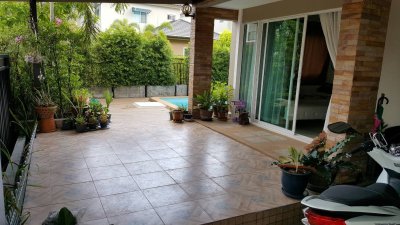 5R0064 ให้เช่าบ้านเดี่ยวพร้อมสระว่ายน้ำ 3 ห้องนอน 2 ห้องน้ำ ราคา 60,000/เดือน โซนกะทู้