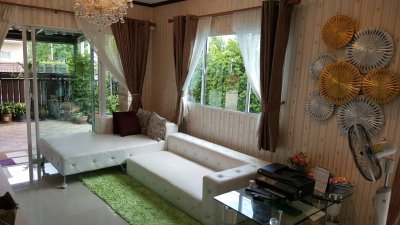 5R0064 ให้เช่าบ้านเดี่ยวพร้อมสระว่ายน้ำ 3 ห้องนอน 2 ห้องน้ำ ราคา 60,000/เดือน โซนกะทู้