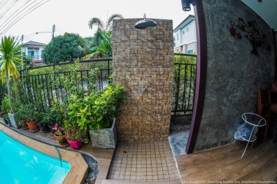 5R0064 ให้เช่าบ้านเดี่ยวพร้อมสระว่ายน้ำ 3 ห้องนอน 2 ห้องน้ำ ราคา 60,000/เดือน โซนกะทู้