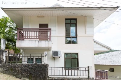 5R0074 ให้เช่าบ้านเดี่ยวสองชั้น 3ห้องนอน 2ห้องน้ำ ราคา 25,000/เดือน โซนกะทู้