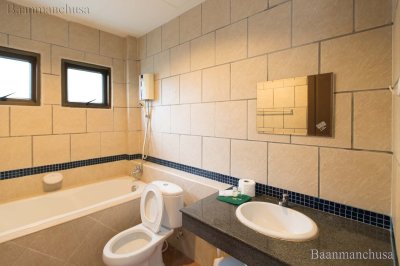 5R0074 ให้เช่าบ้านเดี่ยวสองชั้น 3ห้องนอน 2ห้องน้ำ ราคา 25,000/เดือน โซนกะทู้