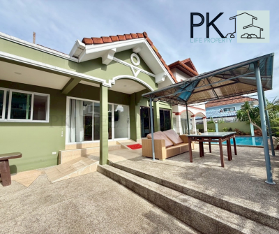 5R0100 ให้เช่าบ้านเดี่ยวพร้อมสระว่ายน้ำ 4ห้องนอน 4ห้องน้ำ ราคา 55,000/เดือน โซนกะทู้