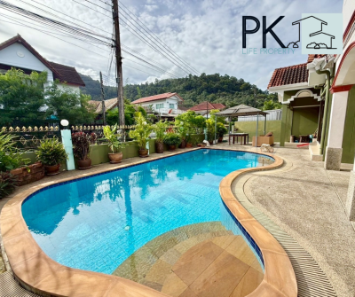 5R0100 ให้เช่าบ้านเดี่ยวพร้อมสระว่ายน้ำ 4ห้องนอน 4ห้องน้ำ ราคา 55,000/เดือน โซนกะทู้