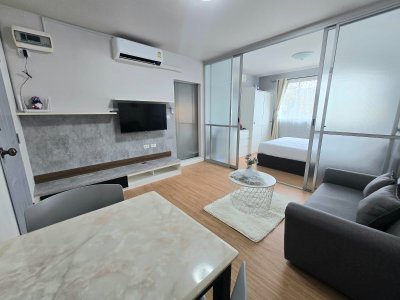 5R0120 คอนโดมิเนียม 1 ห้องนอน 1 ห้องน้ำ ให้เช่าเดือนละ 15,000 บาท โซนกะทู้