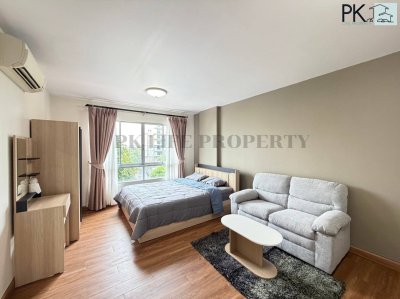 5R0134 คอนโดมิเนียม ห้องสตูดิโอ ให้เช่าเดือนละ 12,000 บาท โซนกะทู้