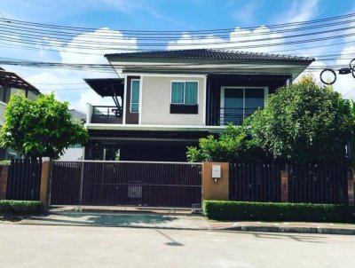 5R0217 ให้เช่าบ้านเดี่ยวสองชั้น 3ห้องนอน 2ห้องน้ำ ราคา 35,000/เดือน โซนกะทู้