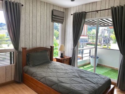 5R0217 ให้เช่าบ้านเดี่ยวสองชั้น 3ห้องนอน 2ห้องน้ำ ราคา 35,000/เดือน โซนกะทู้