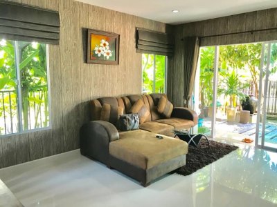 5R0217 ให้เช่าบ้านเดี่ยวสองชั้น 3ห้องนอน 2ห้องน้ำ ราคา 35,000/เดือน โซนกะทู้