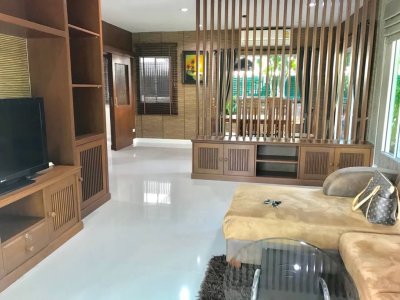 5R0217 ให้เช่าบ้านเดี่ยวสองชั้น 3ห้องนอน 2ห้องน้ำ ราคา 35,000/เดือน โซนกะทู้