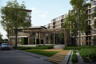 5R0276 Condominium for rent studio room 12,000/month at kathu have fully furnished