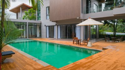 5R0288 Pool villa for rent 4 bedroom 6 bathroom 250,000/month at kathu
