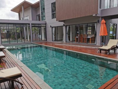 5R0288 Pool villa for rent 4 bedroom 6 bathroom 200,000/month at kathu