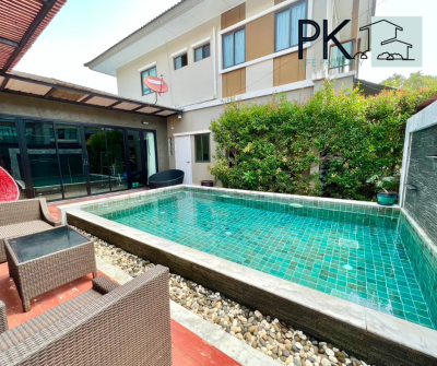 5R0361 Pool villa ให้เช่า 3ห้องนอน 4ห้องน้ำ ให้เช่า 100,000 ต่อเดือน โซนกะทู้