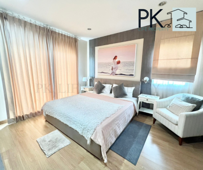 5R0377 ให้เช่าบ้านเดี่ยวสองชั้น 3 ห้องนอน 2 ห้องน้ำ ราคา 45,000/เดือน โซนกะทู้