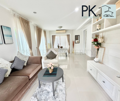 5R0377 ให้เช่าบ้านเดี่ยวสองชั้น 3 ห้องนอน 2 ห้องน้ำ ราคา 45,000/เดือน โซนกะทู้