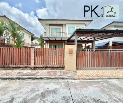 5R0377 ให้เช่าบ้านเดี่ยวสองชั้น 3 ห้องนอน 2 ห้องน้ำ ราคา 45,000/เดือน โซนกะทู้