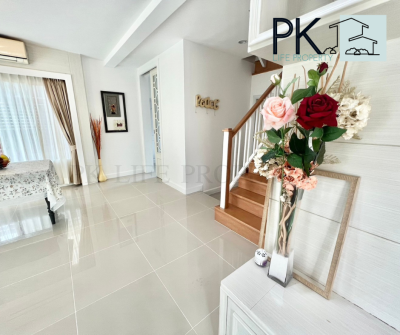 5R0377 ให้เช่าบ้านเดี่ยวสองชั้น 3 ห้องนอน 2 ห้องน้ำ ราคา 45,000/เดือน โซนกะทู้