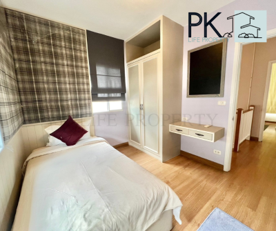 5R0377 ให้เช่าบ้านเดี่ยวสองชั้น 3 ห้องนอน 2 ห้องน้ำ ราคา 45,000/เดือน โซนกะทู้