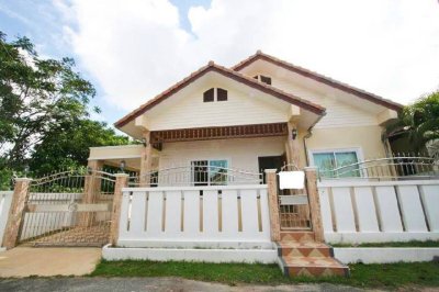 5R0433 ให้เช่าบ้านเดี่ยวชั้นเดียว 2 ห้องนอน 2 ห้องน้ำ ราคา 33,000/เดือน โซนกะทู้