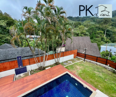 5R0466 Pool villa for rent 3bedroom 5bathroom 85,000/month at kathu have fully furnished