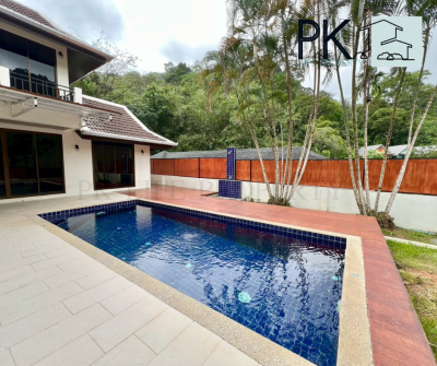 5R0466 Pool villa for rent 3bedroom 5bathroom 85,000/month at kathu have fully furnished