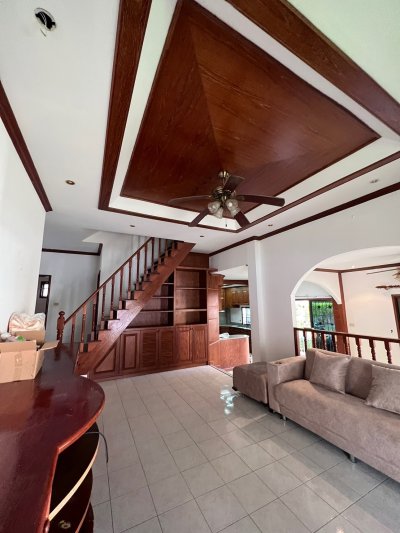 5R0482 ให้เช่าบ้านเดี่ยวสองชั้น 3 ห้องนอน 3 ห้องน้ำ ราคา 45,000/เดือน โซนกะทู้