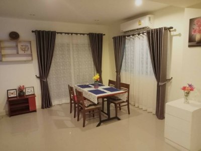 5R0506 ให้เช่าบ้านเดี่ยวสองชั้น 3ห้องนอน 2ห้องน้ำ ราคา 40,000/เดือน โซนกะทู้