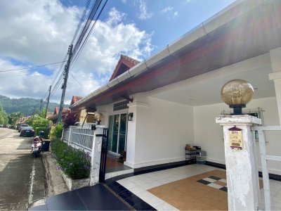 5R0537 ให้เช่าบ้านเดี่ยวสองชั้น 2 ห้องนอน 1 ห้องน้ำ ราคา 35,000/เดือน โซนกะทู้