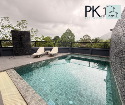 5R0554 Pool villa for rent 4 bedroom 3 bathroom 100,000/month at kathu
