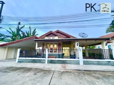 5R0569 ให้เช่าบ้านเดี่ยวชั้นเดียว 3ห้องนอน 2ห้องน้ำ ราคา 25,000/เดือน โซนกะทู้