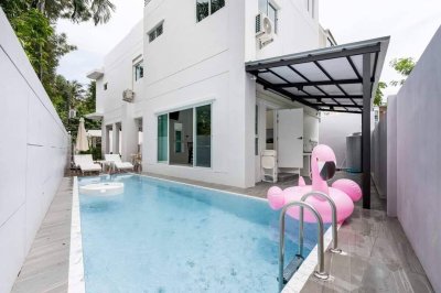 5R0593 ให้เช่า Pool Villa 3 ห้องนอน 3 ห้องน้ำ ราคาเช่า 85,000 ต่อเดือน เฟอร์นิเจอร์ครบครัน โซนกะทู้