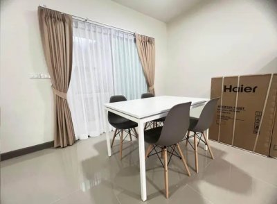 5R0607 ให้เช่าบ้านแฝดสองชั้น 3 ห้องนอน 2 ห้องน้ำ ราคา 35,000/เดือน โซนกะทู้