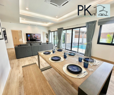 5R0609 ให้เช่า pool villa 3ห้องนอน 2ห้องน้ำ ราคา 100,000/เดือน โซนกะทู้