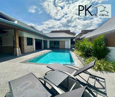 5R0609 ให้เช่า pool villa 3ห้องนอน 2ห้องน้ำ ราคา 100,000/เดือน โซนกะทู้